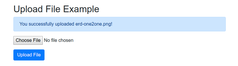 Spring Boot File Upload Success