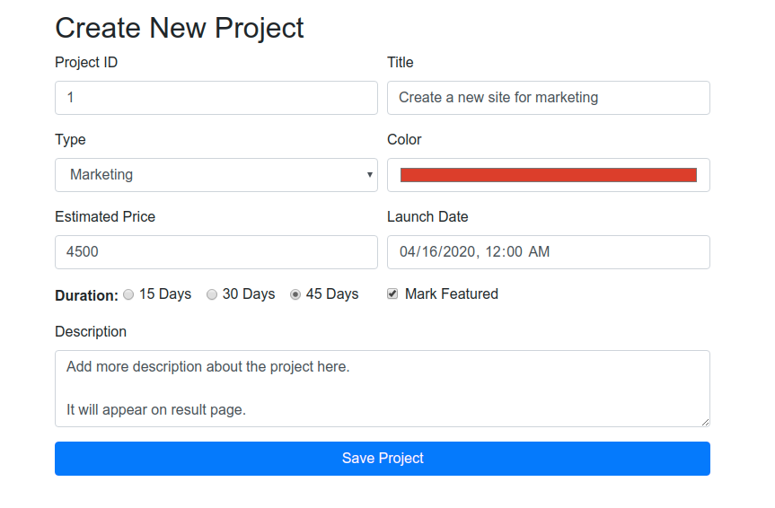 Spring Boot + Thymeleaf Form