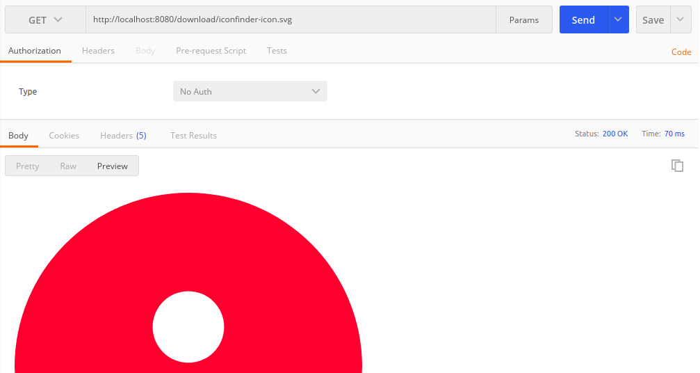 Download File via REST API